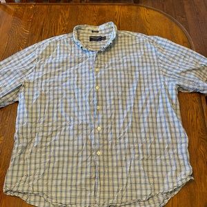 Men’s American Eagle Button-down Short-sleeved Shirt, size XXL